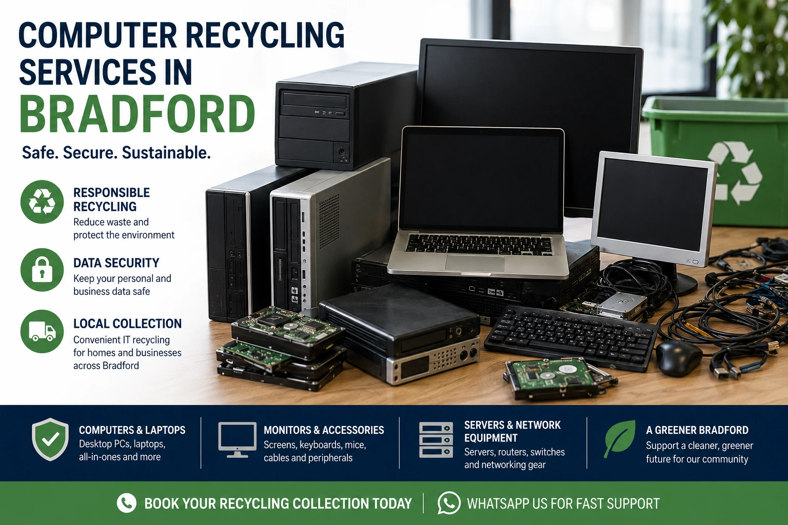 Cumbria Computer Collection Computer Recycling Services Bradford | Secure IT Disposal