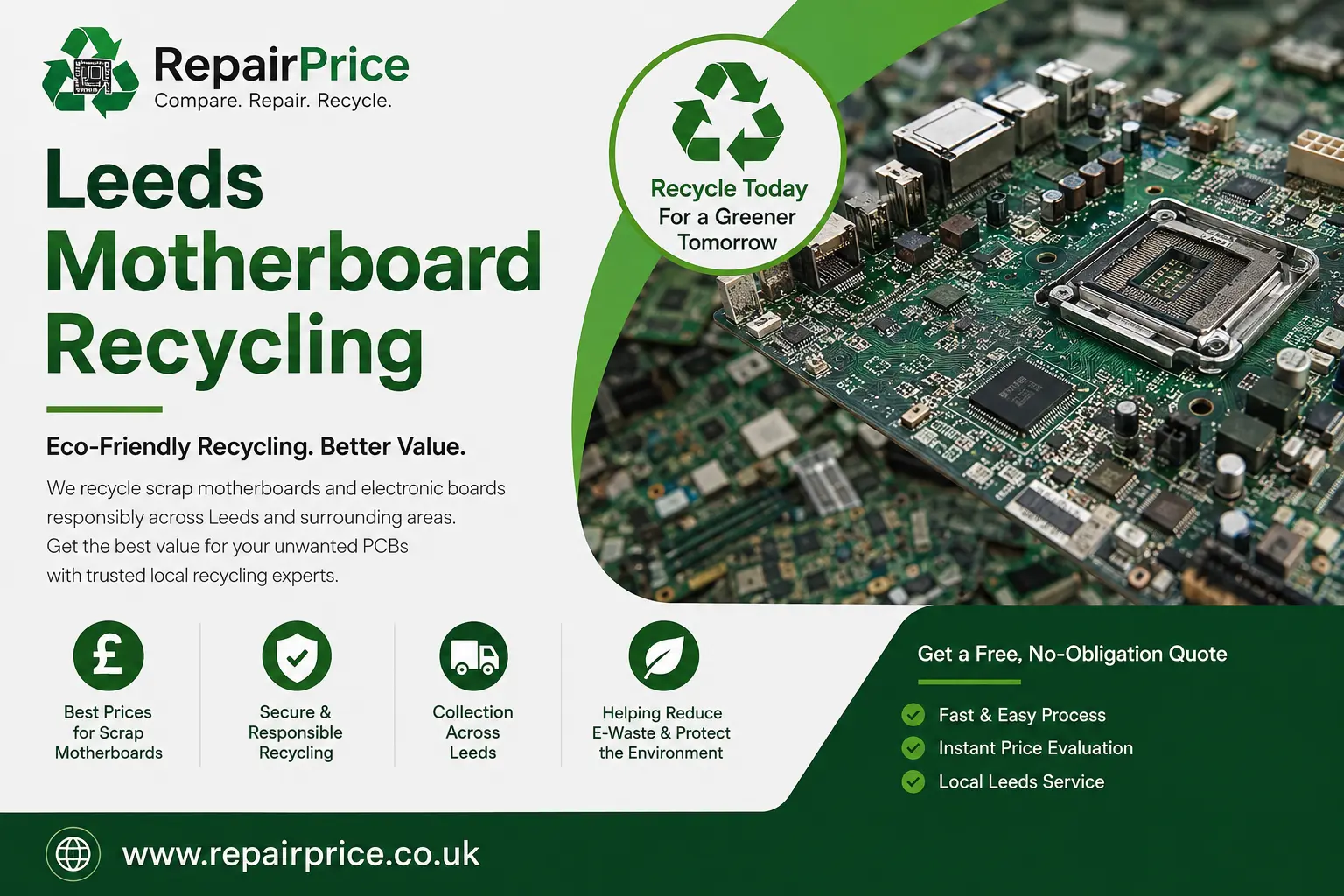 Leeds Computer Board Recovery — RepairPrice.co.uk