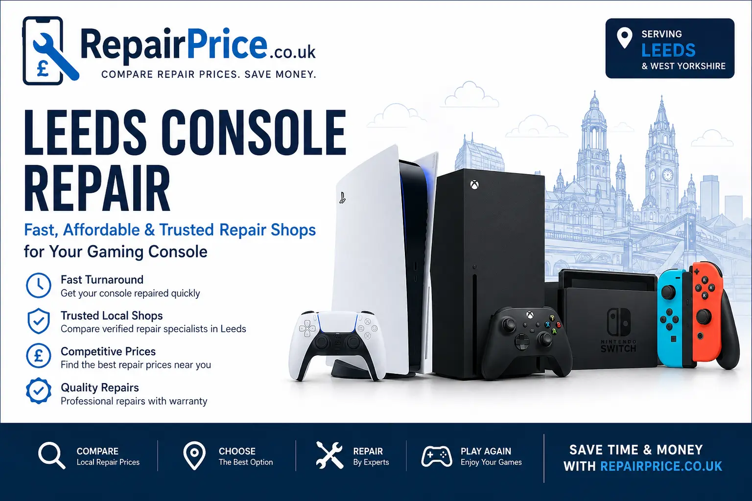 Leeds Console HDMI Port Repair — RepairPrice.co.uk