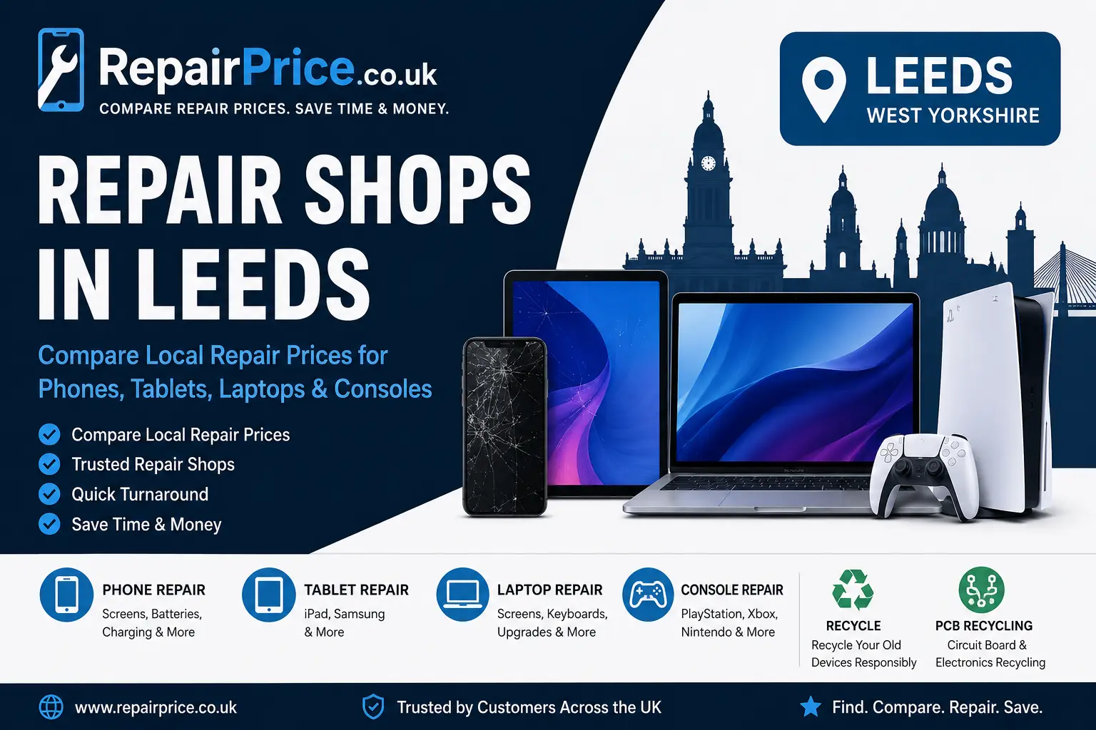 Leeds Repair Shop Comparison Checklist — RepairPrice.co.uk