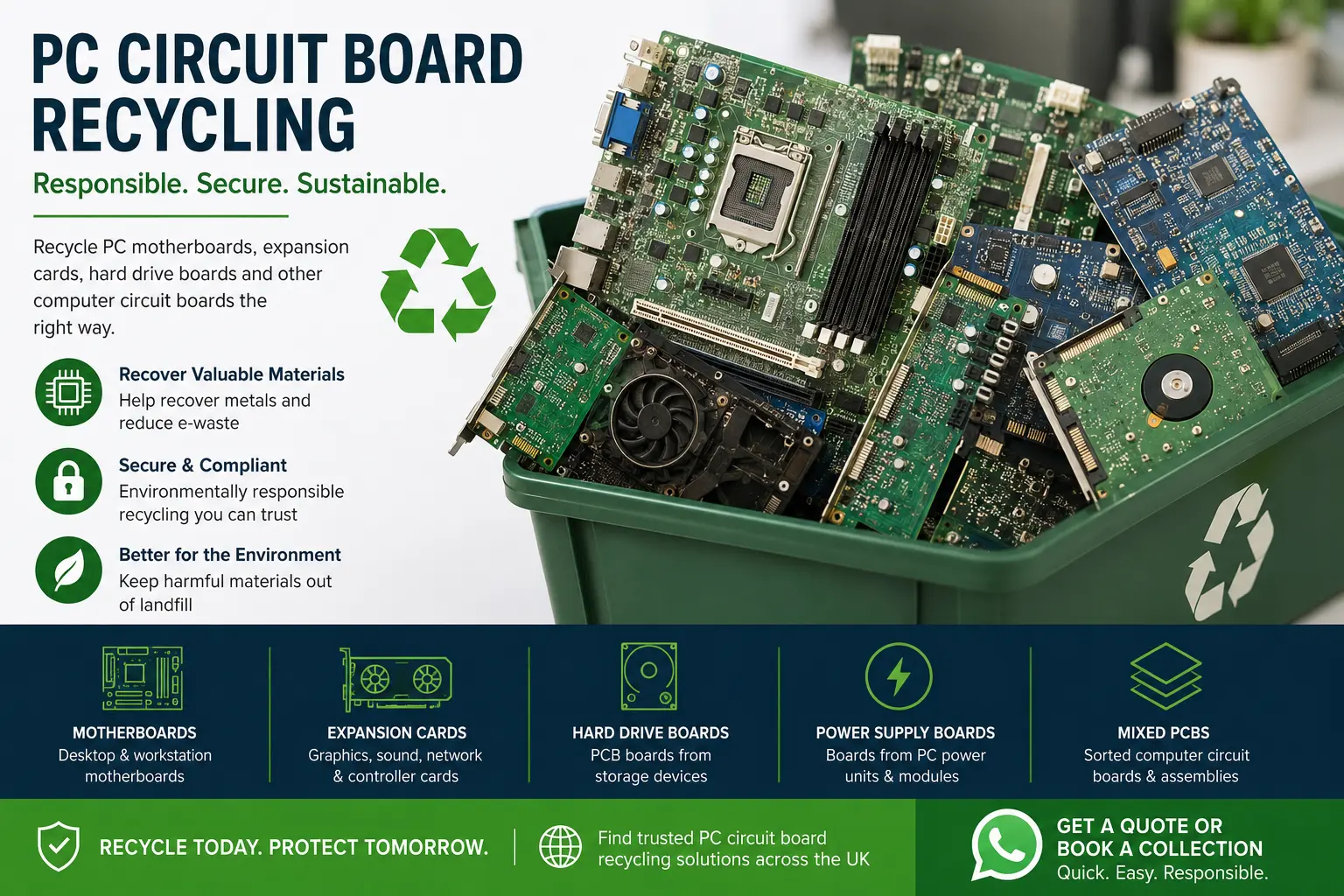 PC Circuit Board Recycling UK | Motherboard & PCB Recycling