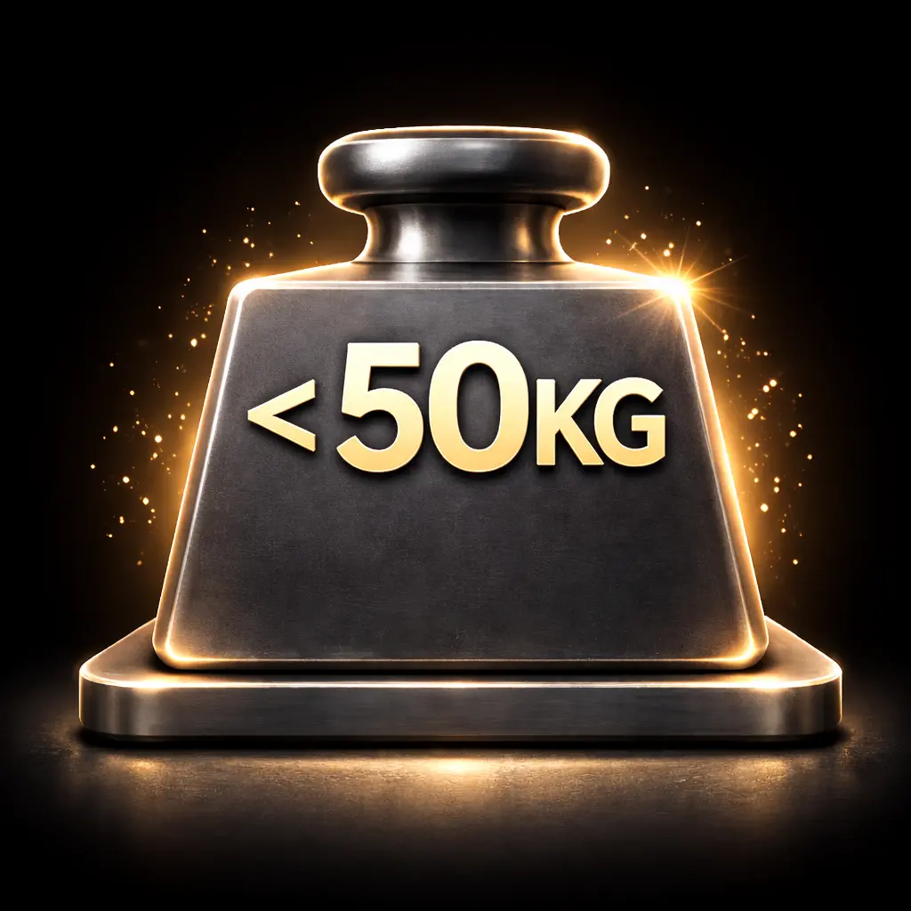 Image showing icon of 50kg or less