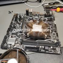 Laptop opened being repaired