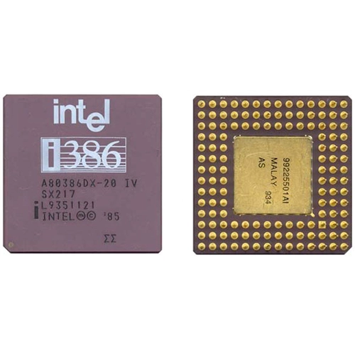 image of CPU Chip Serie Intel i .86