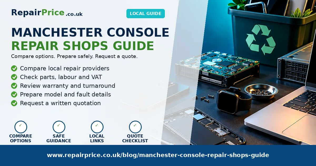 Manchester Console Repair Shops: How to Compare Local Repair Providers — RepairPrice.co.uk