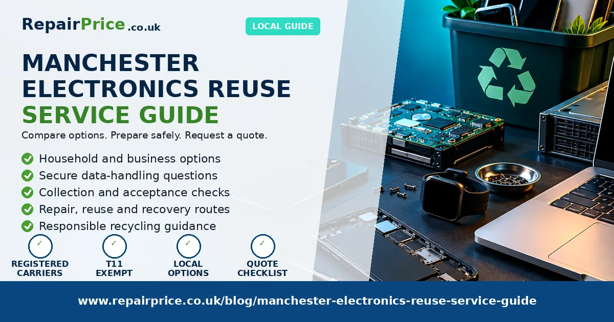 Manchester Electronics Reuse Service Guide — RepairPrice.co.uk