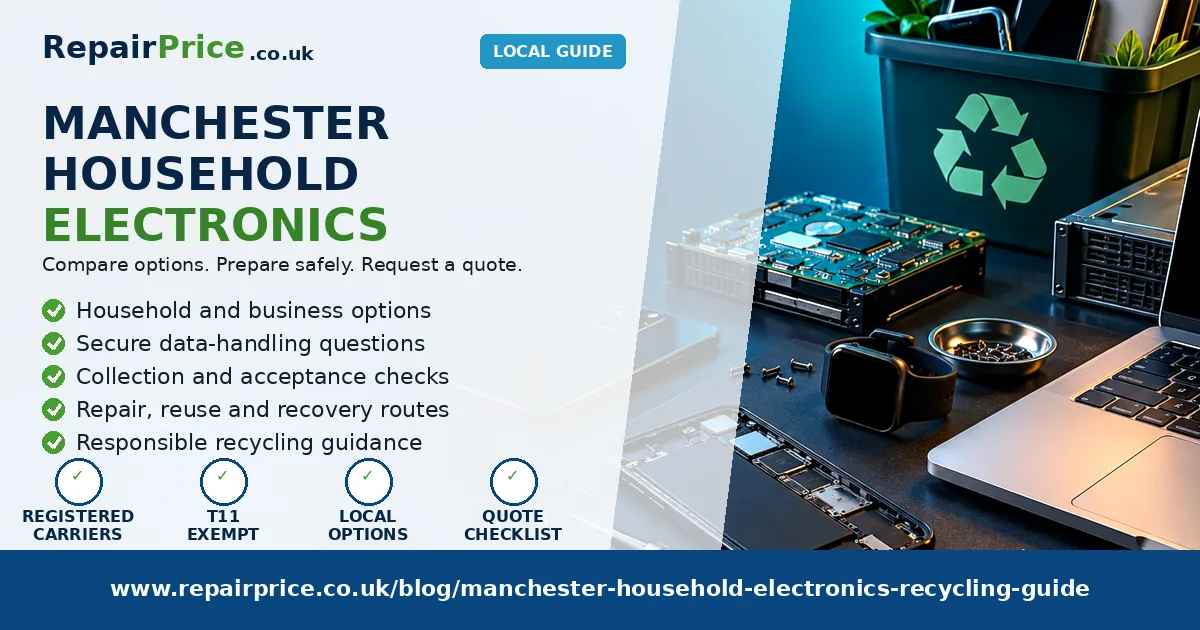 Manchester Household Electronics Recycling Guide — RepairPrice.co.uk