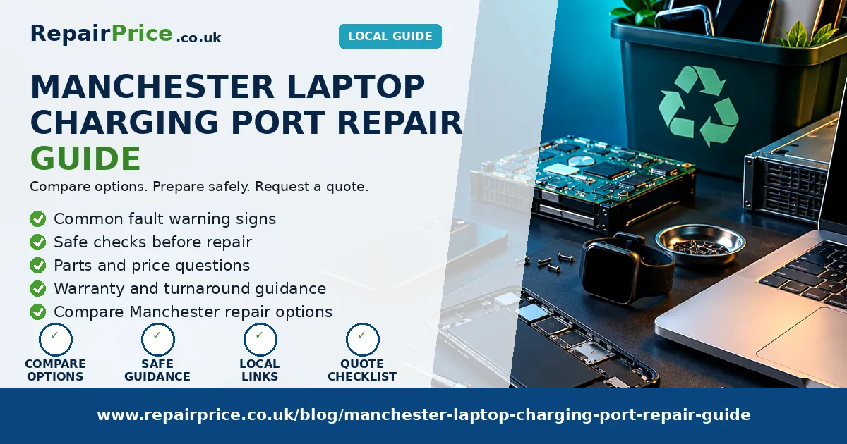 Manchester Laptop Charging Port Repair Guide — RepairPrice.co.uk