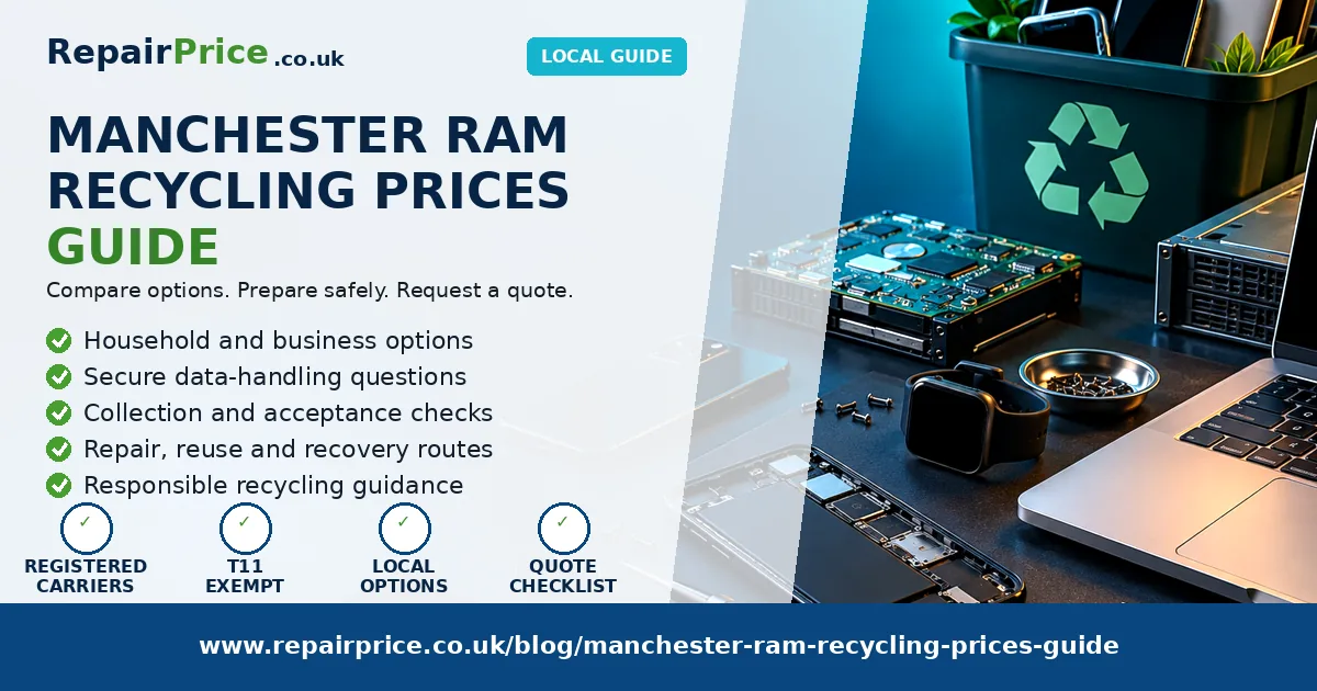 Manchester Ram Recycling Prices Guide — RepairPrice.co.uk