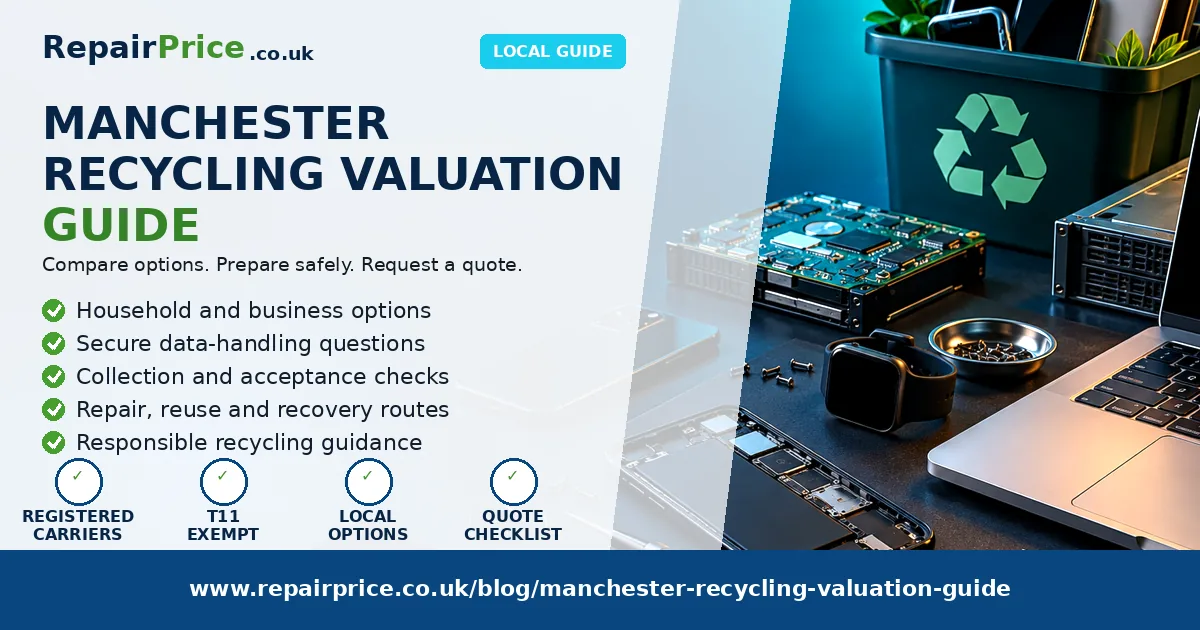 Manchester Recycling Valuation: Grades, Value and Price Factors — RepairPrice.co.uk