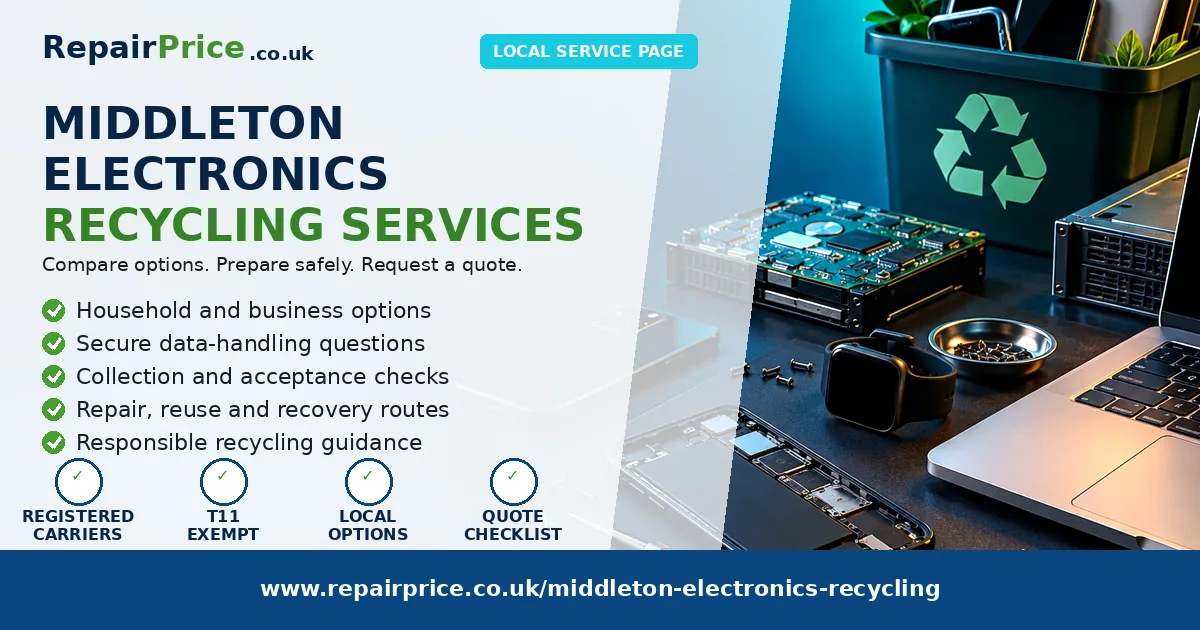Middleton Electronics Recycling Services — RepairPrice.co.uk